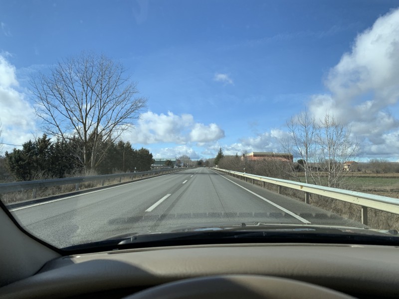 Aquí se nota que el tiempo ha mejorado. ya en la provincia de Zamora.